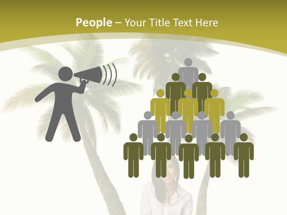 Island Collage Background PowerPoint Template