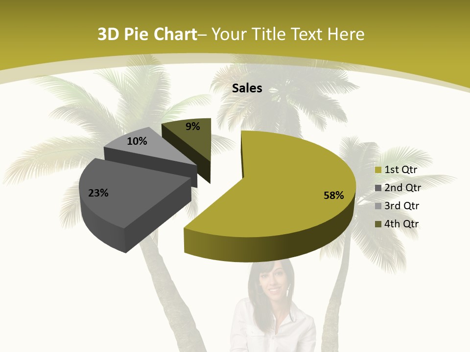 Island Collage Background PowerPoint Template