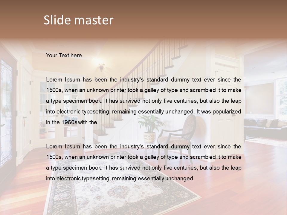 House Home Stock PowerPoint Template