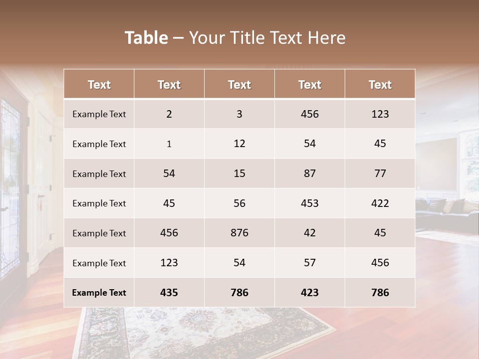 House Home Stock PowerPoint Template
