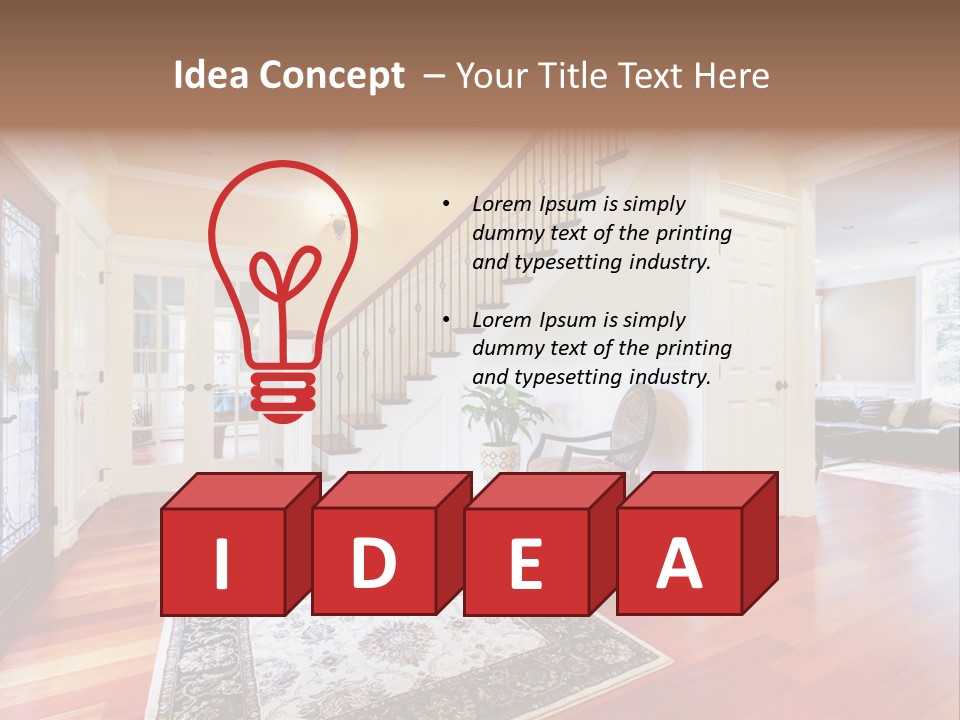 House Home Stock PowerPoint Template