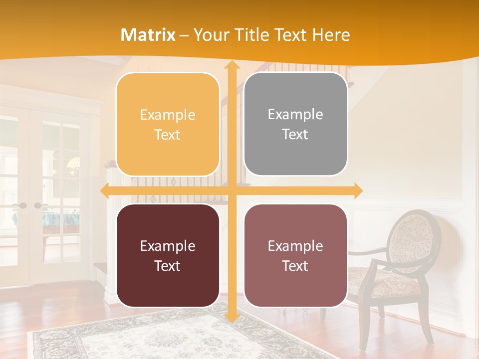Corridor Hallway Living PowerPoint Template