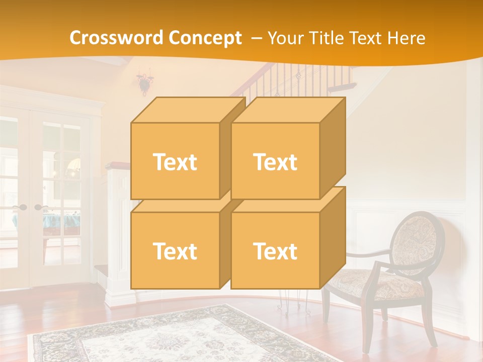 Corridor Hallway Living PowerPoint Template