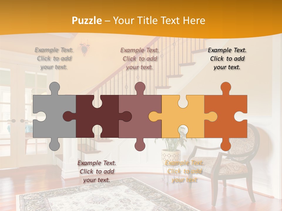 Corridor Hallway Living PowerPoint Template