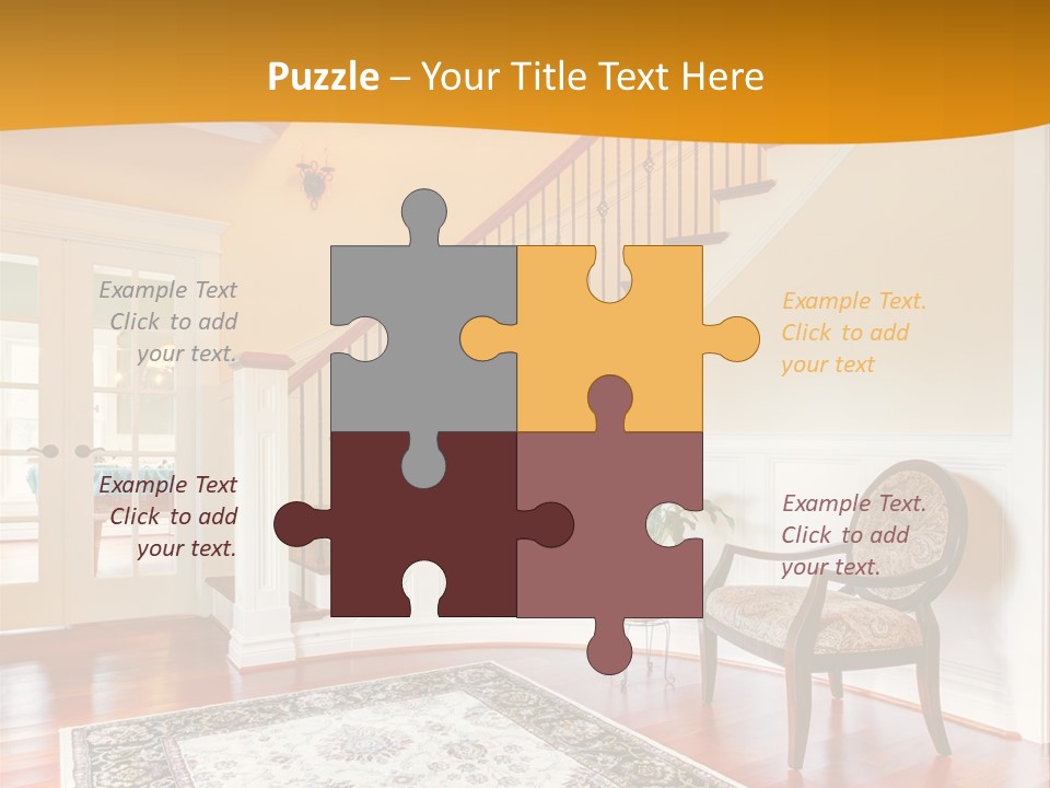 Corridor Hallway Living PowerPoint Template