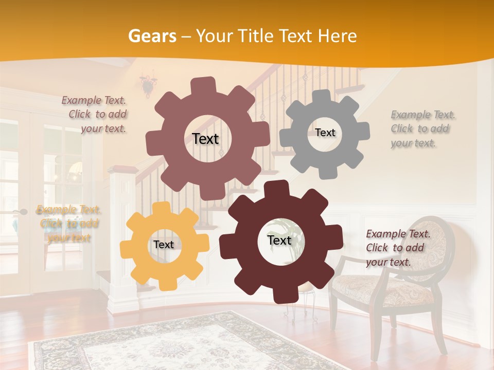 Corridor Hallway Living PowerPoint Template