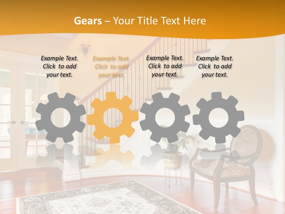 Corridor Hallway Living PowerPoint Template