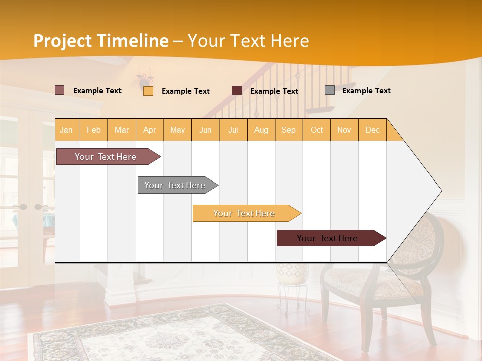 Corridor Hallway Living PowerPoint Template