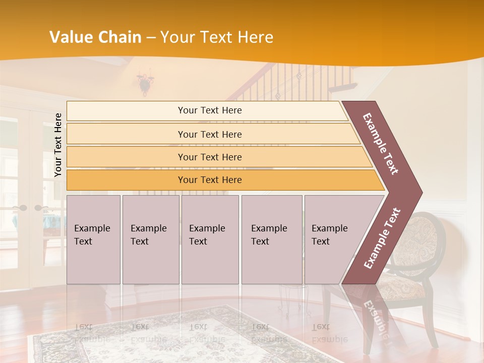 Corridor Hallway Living PowerPoint Template