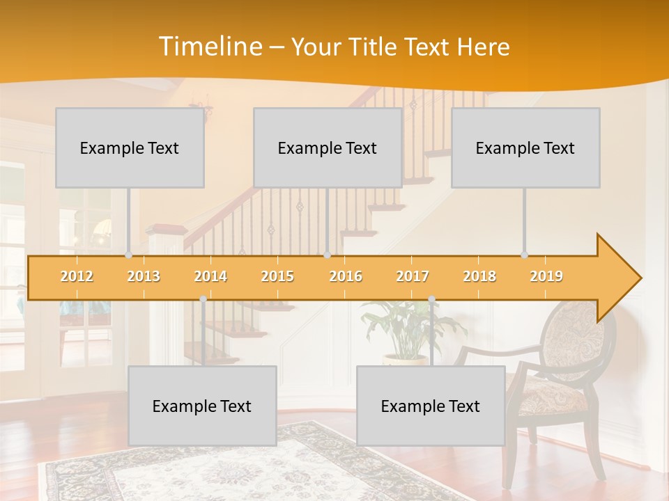 Corridor Hallway Living PowerPoint Template