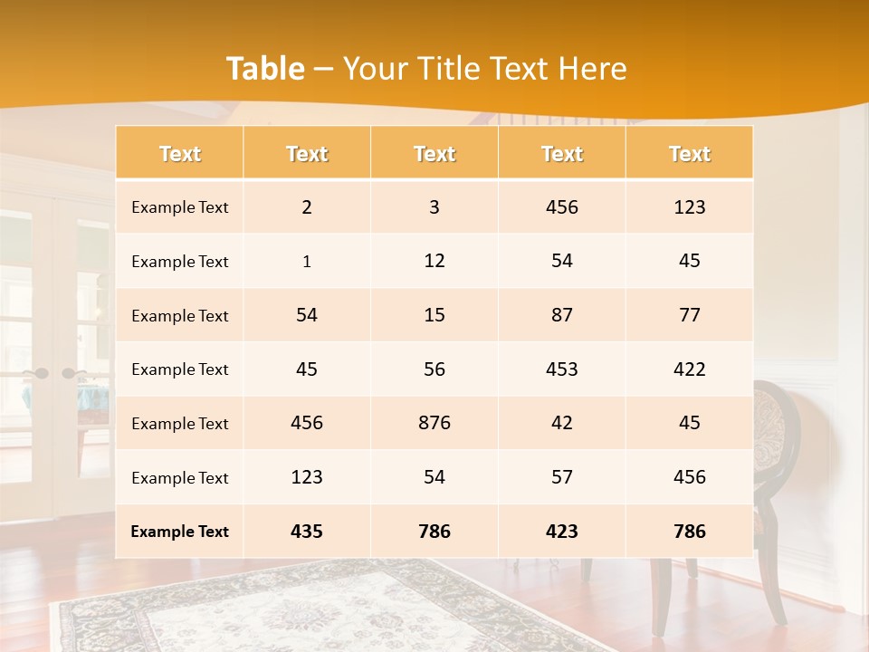 Corridor Hallway Living PowerPoint Template