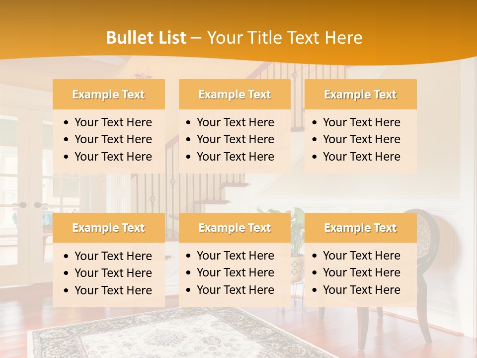 Corridor Hallway Living PowerPoint Template