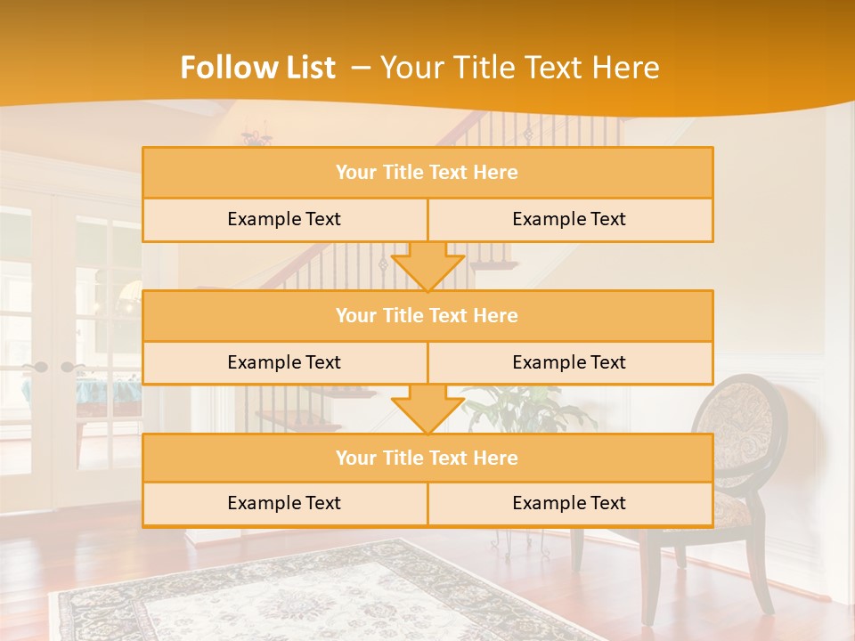 Corridor Hallway Living PowerPoint Template