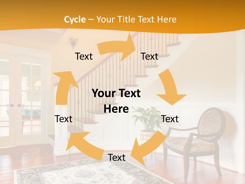 Corridor Hallway Living PowerPoint Template