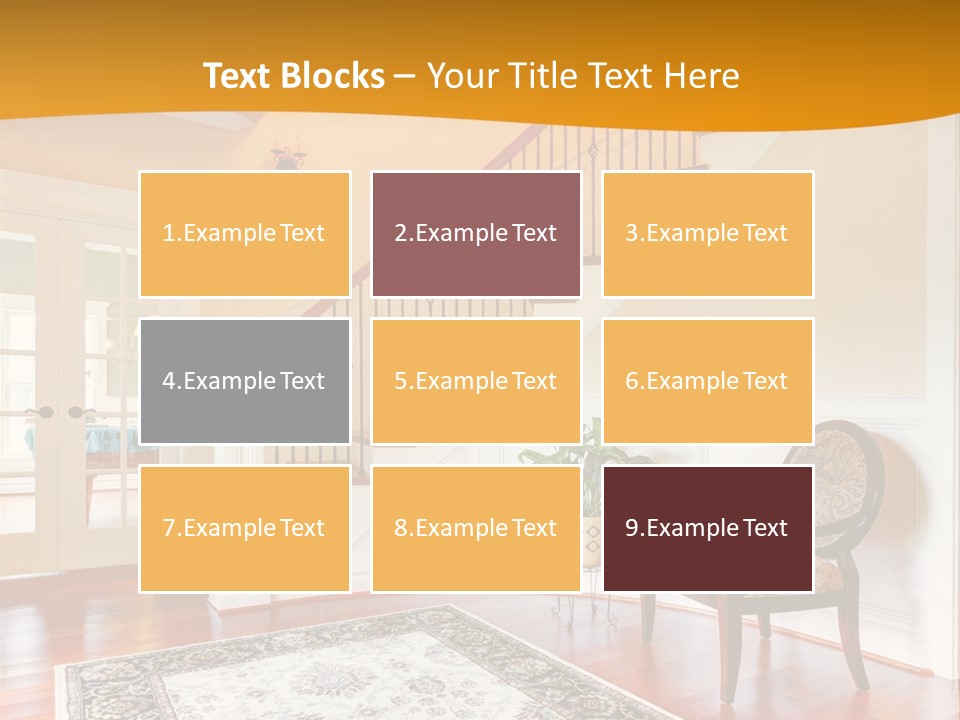Corridor Hallway Living PowerPoint Template