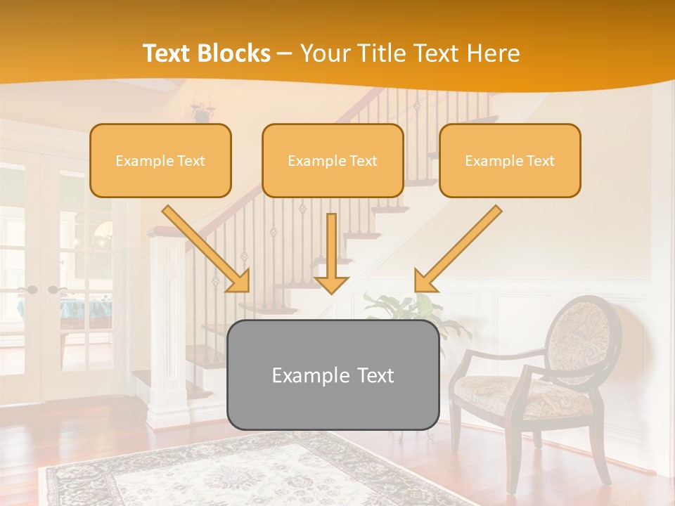 Corridor Hallway Living PowerPoint Template