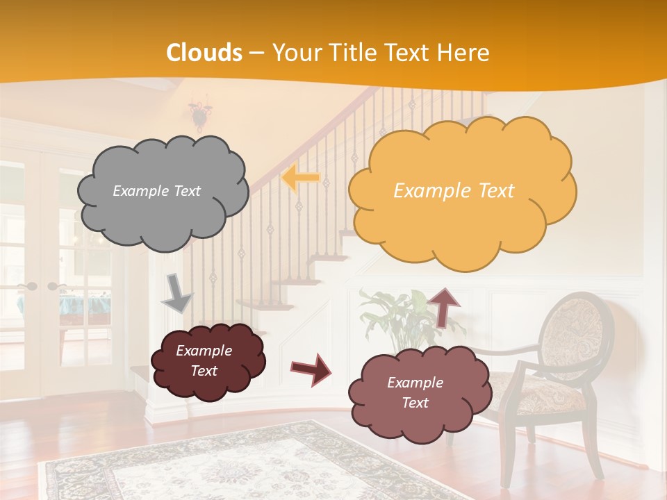 Corridor Hallway Living PowerPoint Template