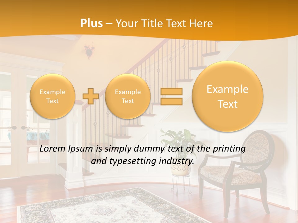 Corridor Hallway Living PowerPoint Template