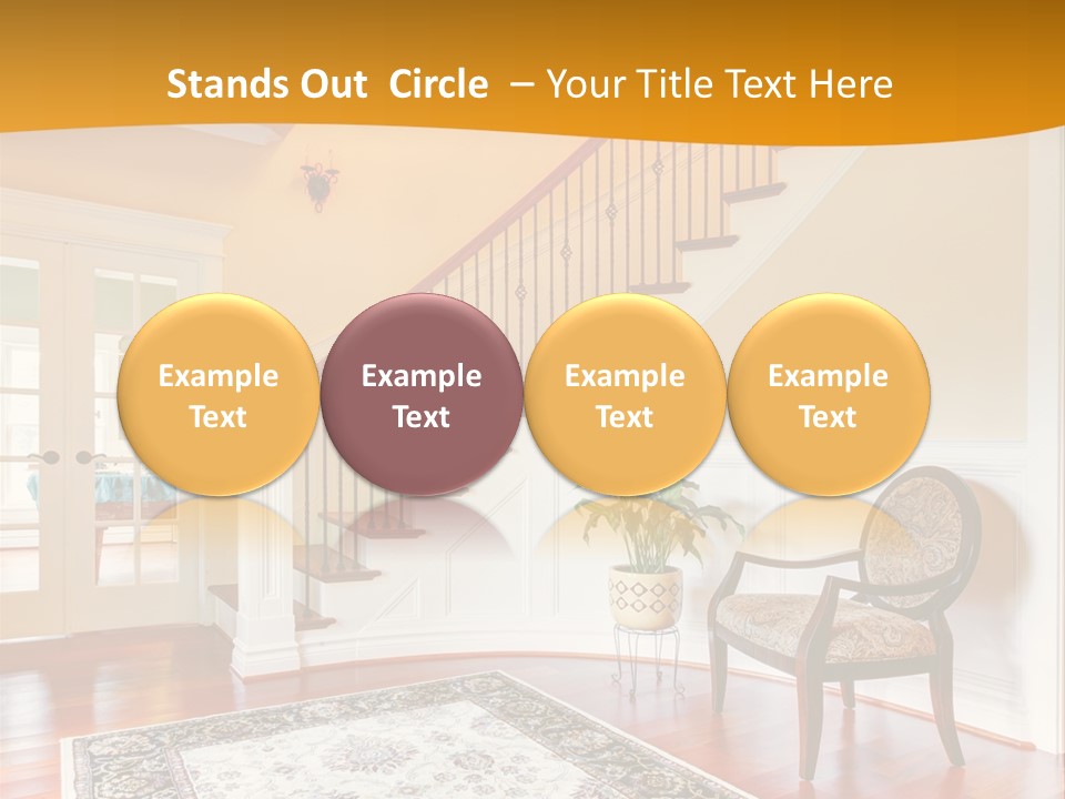 Corridor Hallway Living PowerPoint Template