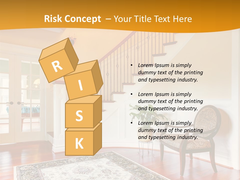 Corridor Hallway Living PowerPoint Template