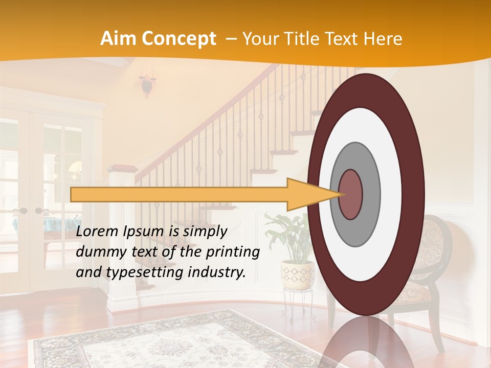 Corridor Hallway Living PowerPoint Template