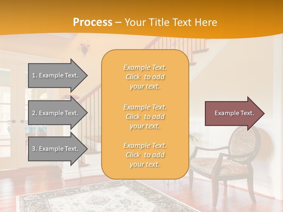 Corridor Hallway Living PowerPoint Template