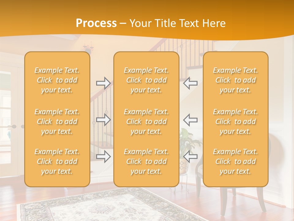 Corridor Hallway Living PowerPoint Template