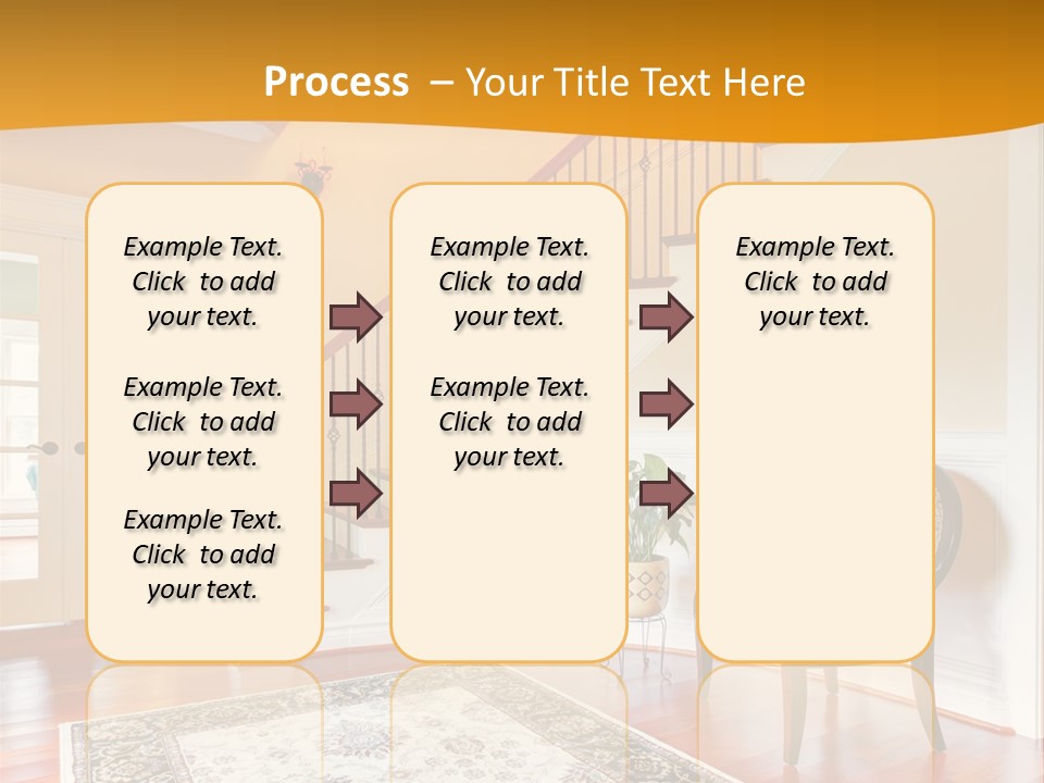 Corridor Hallway Living PowerPoint Template