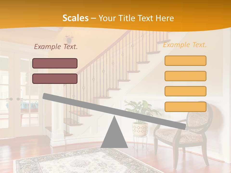 Corridor Hallway Living PowerPoint Template