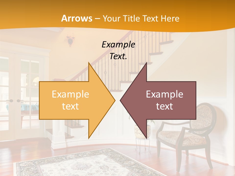 Corridor Hallway Living PowerPoint Template