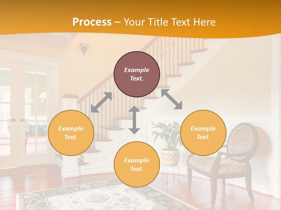 Corridor Hallway Living PowerPoint Template