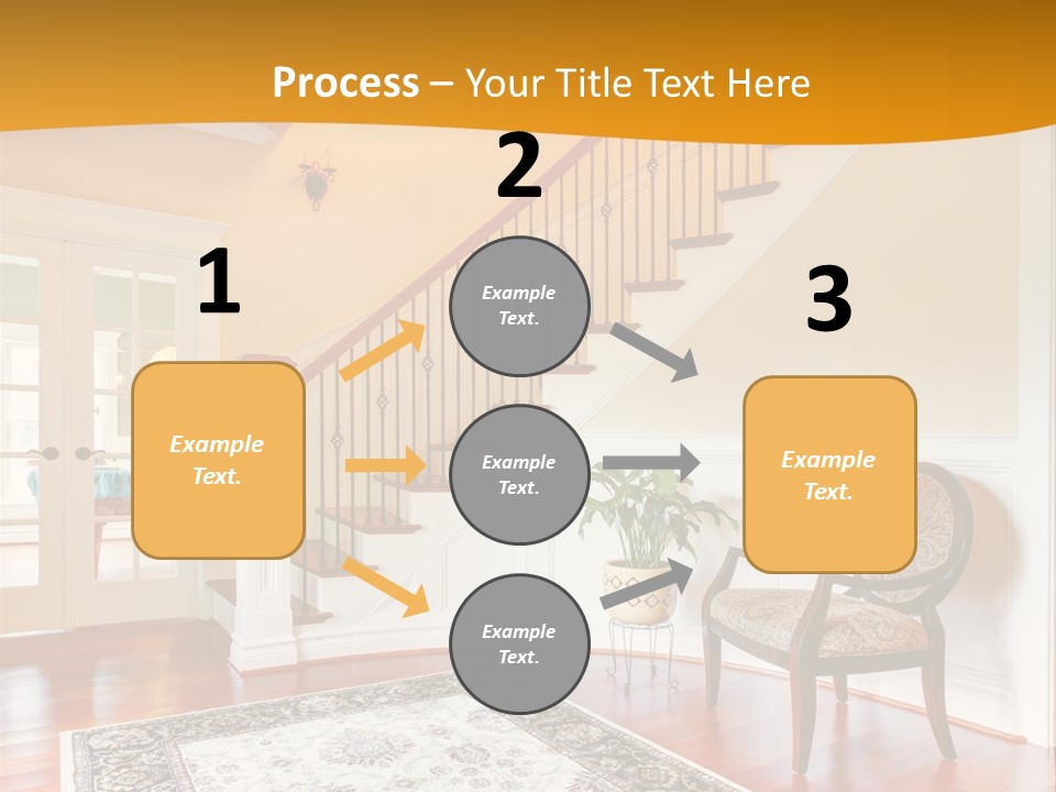 Corridor Hallway Living PowerPoint Template