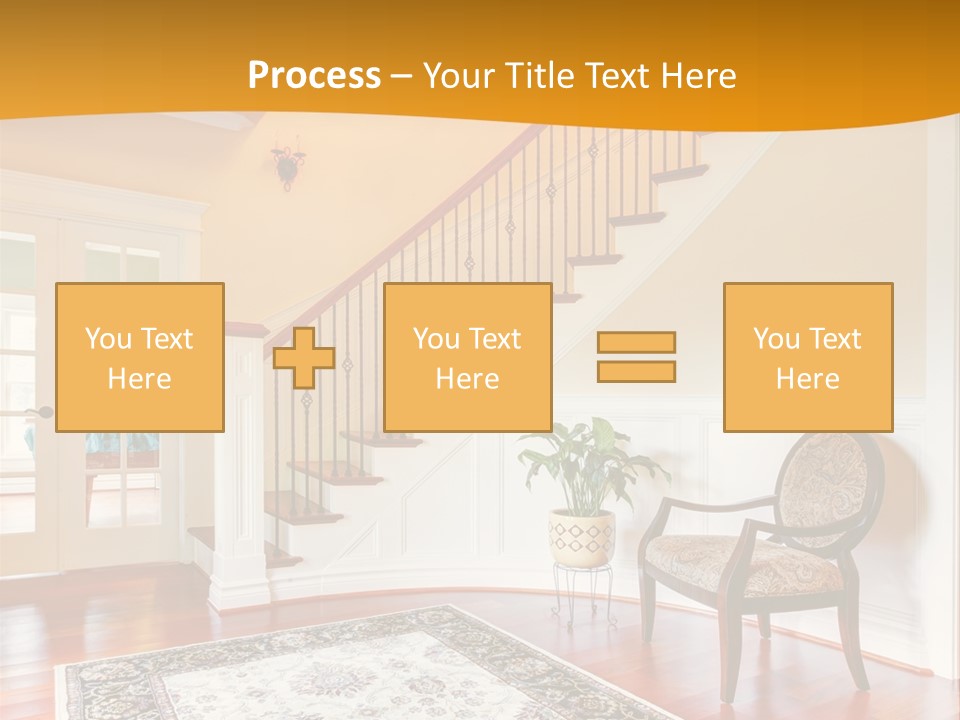 Corridor Hallway Living PowerPoint Template