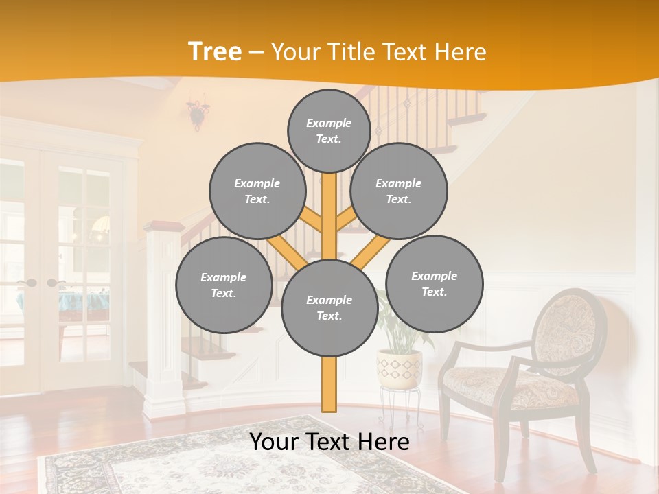 Corridor Hallway Living PowerPoint Template
