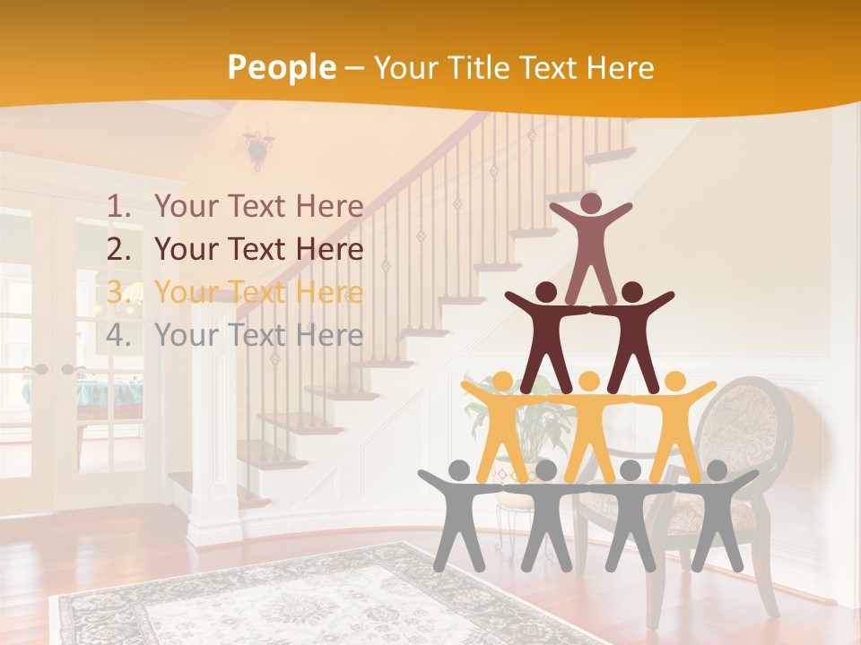 Corridor Hallway Living PowerPoint Template