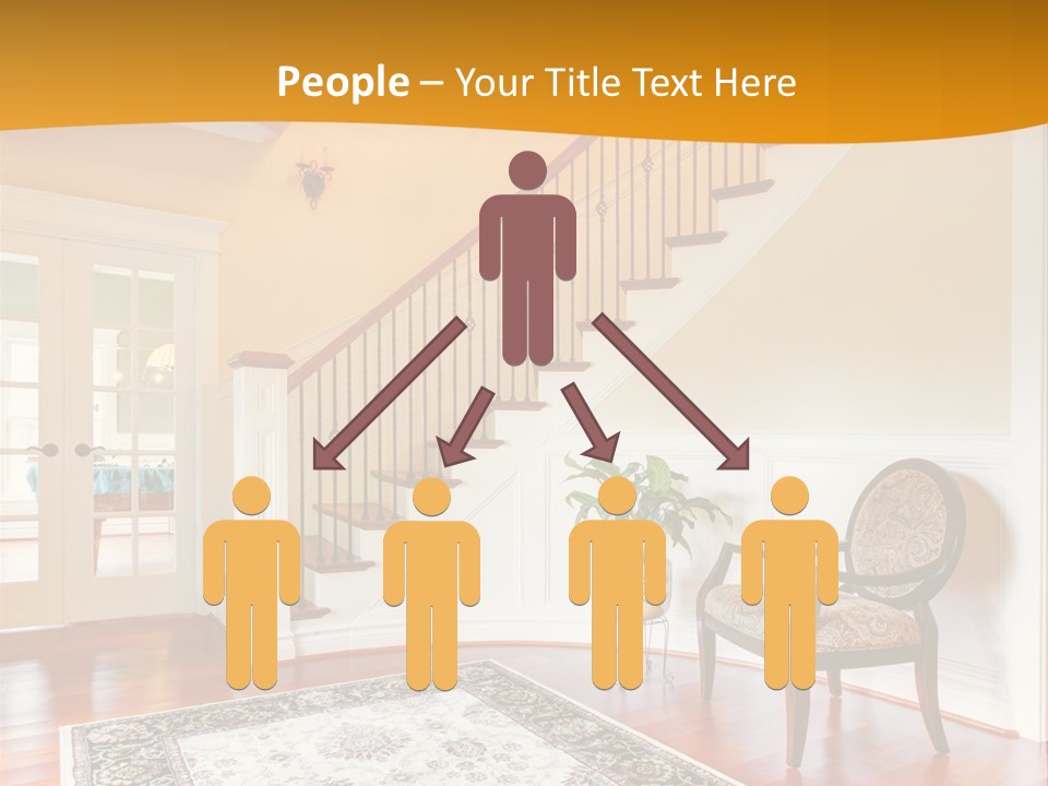 Corridor Hallway Living PowerPoint Template