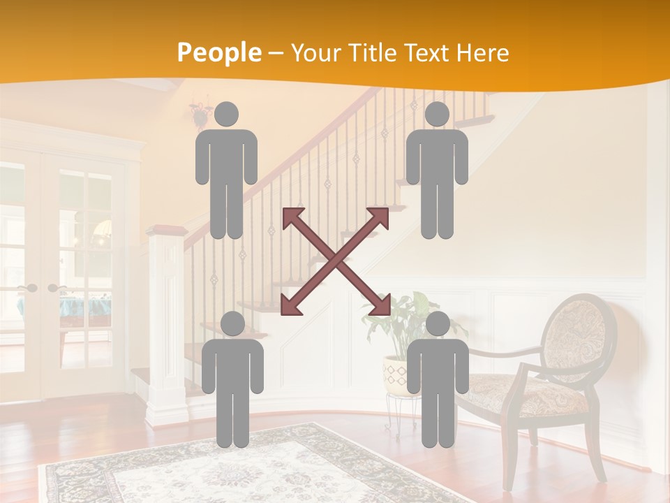 Corridor Hallway Living PowerPoint Template