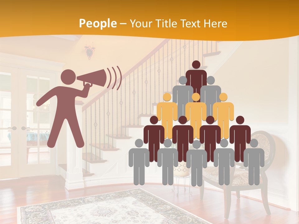 Corridor Hallway Living PowerPoint Template