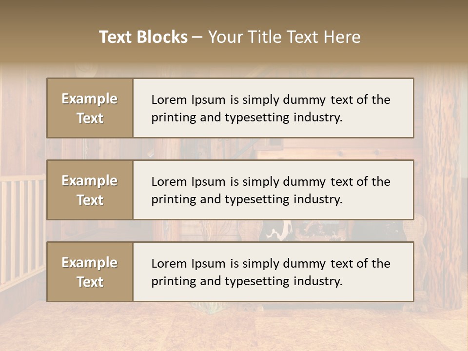 Natural Old Cowboy PowerPoint Template