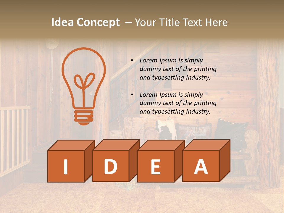 Natural Old Cowboy PowerPoint Template