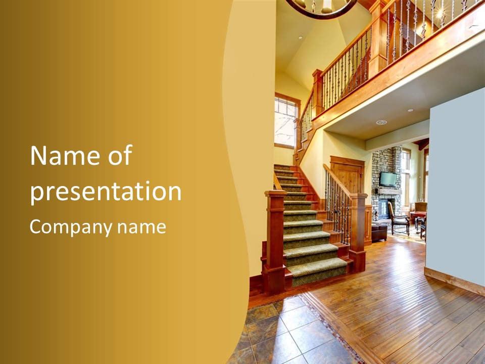 New Background Apartment PowerPoint Template