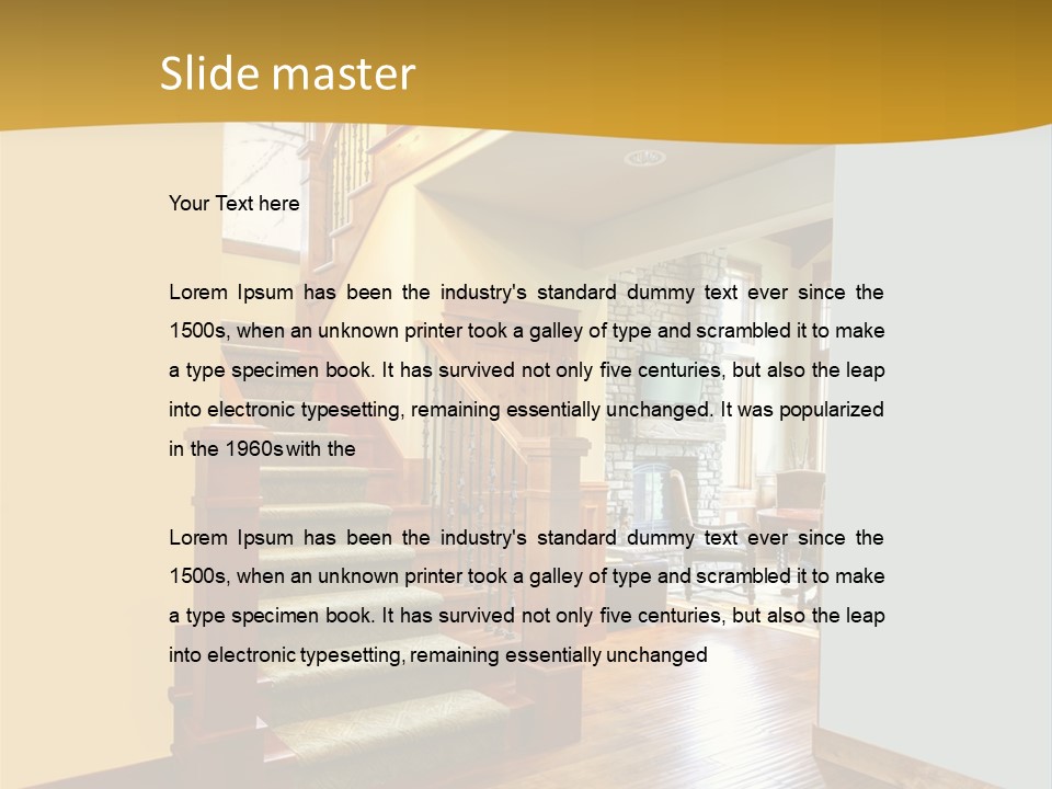 New Background Apartment PowerPoint Template