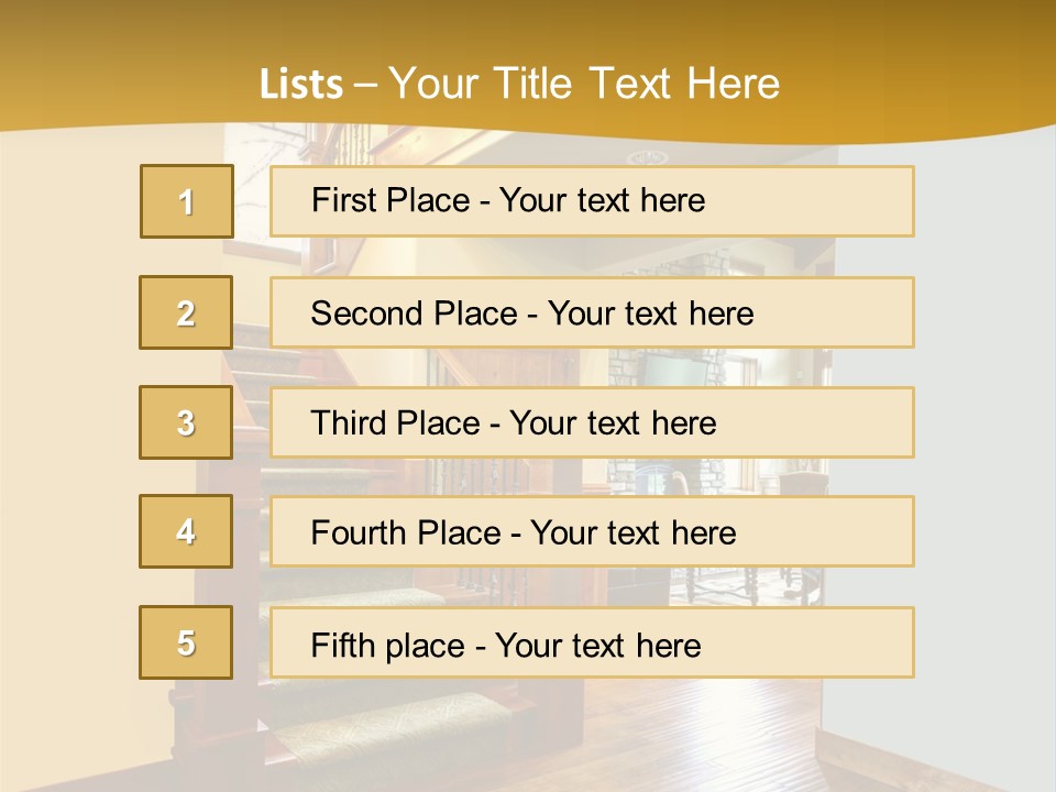 New Background Apartment PowerPoint Template