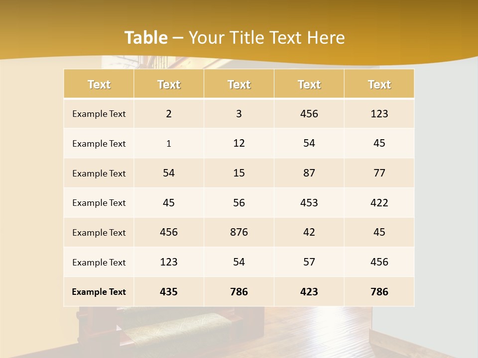 New Background Apartment PowerPoint Template