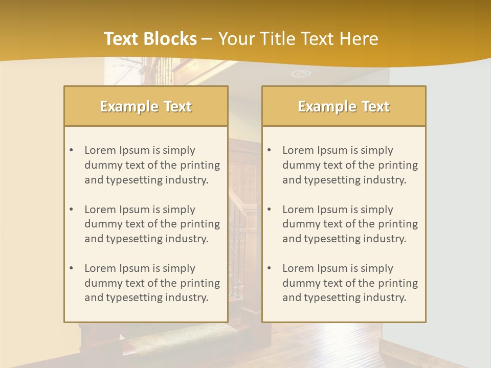 New Background Apartment PowerPoint Template