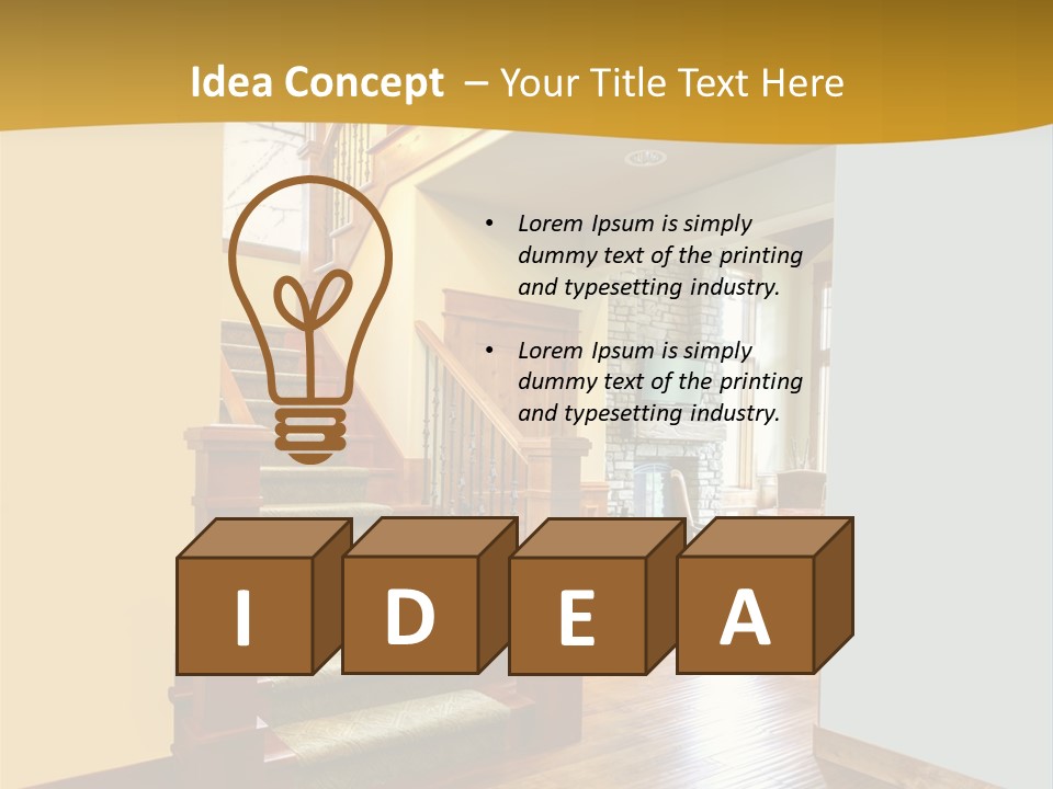 New Background Apartment PowerPoint Template