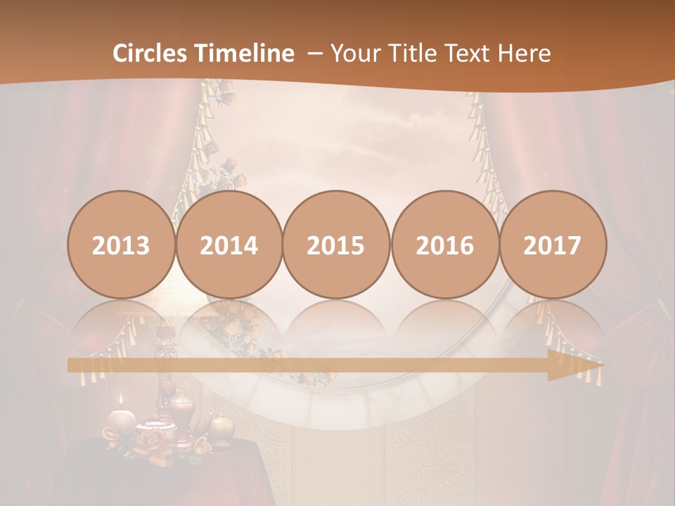 Obrus Wiktoria Czerwony PowerPoint Template