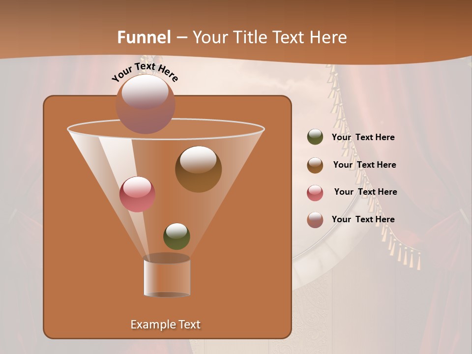 Obrus Wiktoria Czerwony PowerPoint Template