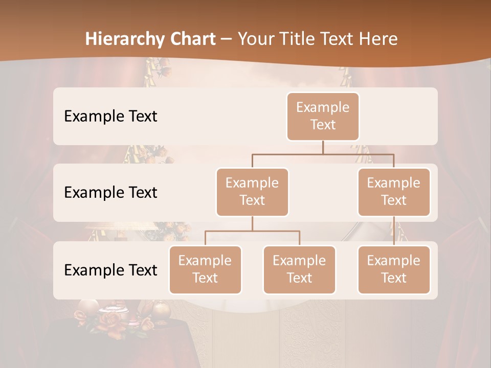 Obrus Wiktoria Czerwony PowerPoint Template