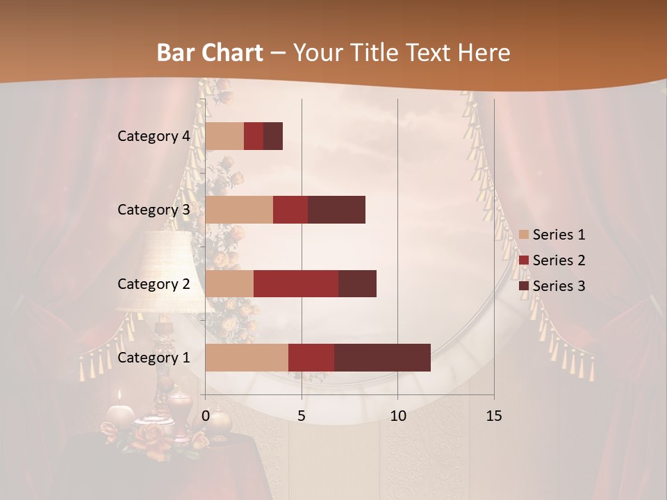 Obrus Wiktoria Czerwony PowerPoint Template